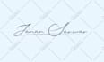 design signature handwritten and logo