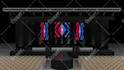 create unique 3d concert event stage design with render