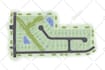 render site plan, town plan, plat map design