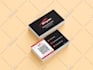 do a professional business card with a free qr code
