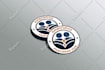 design round badge sticker label patch seal outdoor and instagram logo design