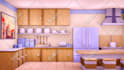 create amazing 3d anime background for visual novel or game