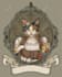 do pet portrait with cute clothes in vintage renaissance