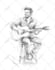 draw cool scribble art from portrait photo