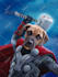 create custom super hero pet portrait
