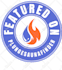 design a circular round, badge, stamp, sticker, label logo