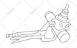 design a simple monoline illustration