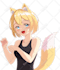 draw cute anime fox girl for you