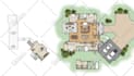 create 2d colored floor plan