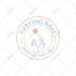 create natural spa yoga wellness beauty logo