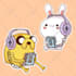 design cute aesthetic stickers for your merch or business