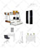 design any interior design with ikea, wayfair, pottery barn