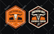 do vintage adventure mountain and outdoor logo design