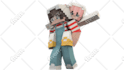 make professional 3d render of your minecraft skin