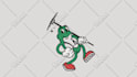 design a retro old school logo cartoon mascot, not ai