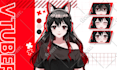 design high quality live 2d vtuber model and rigging