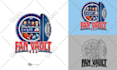 create a hand drawn, retro, badge, vintage logo design and brand identity