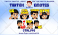 create custom kick, twitch, discord emotes and sub badges
