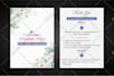 design amazon thank you card, product insert, package insert