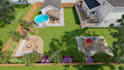 create your front yard, backyard, garden, patio, terrace and landscape design