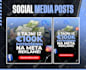 create 30 attractive instagram posts or stories designs