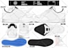 create a custom shoe design and sneaker tech pack for manufacturing