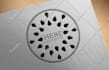 design modern rectangular or stamp style logo for your brand