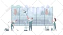 design flat vector illustrations