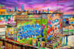 create graffiti pop art canvas designs and murals