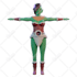 design low poly characters for your game and animation