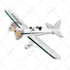draw helicopter , airplane , aircraft , into a vector cartoon