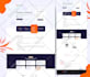create modern wordpress landing page, elementor landing page