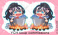 draw cook you into soup ych chibi