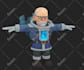 do stylized 3d character realistic 3d game character nft for unity unreal engine