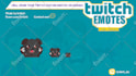create for you high quality twitch emotes or sub badges