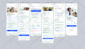 do creative mobile app UI UX design with figma and xd