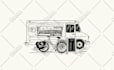 draw digital vintage drawing and hand drawn illustration
