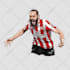 draw high quality illustration of football sport players