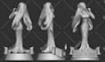 design cute 3d character, mascot, animal, cartoon model for 3d print