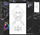 live 2d vtuber models, vtuber rigging  vtuber commissions outfit and accessories