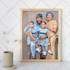 make an amazing, realistic family and group watercolor portrait