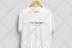 do minimalist typography t shirt design