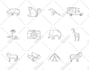 design vector icon set for your website