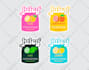 design cute stickers vector art, simple icons, illustrations