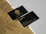 design professional luxury business card with qr code