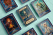 add name, number and border for your tarot, oracle cards