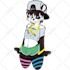 draw a pngtuber avatar based on your custom character or sona