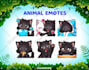draw custom animal emotes for twitch youtube discord tiktok