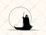make a silhouette design character