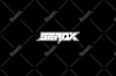 design dj, edm, producer, music, band logo in text style